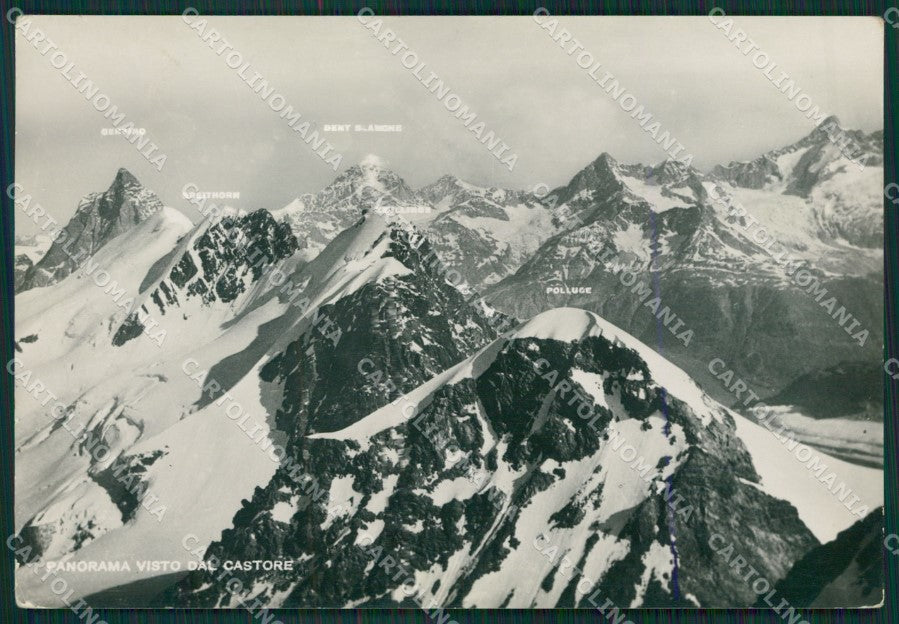 Aosta Monte Rosa Castore Foto FG cartolina KV6957 – fronte
