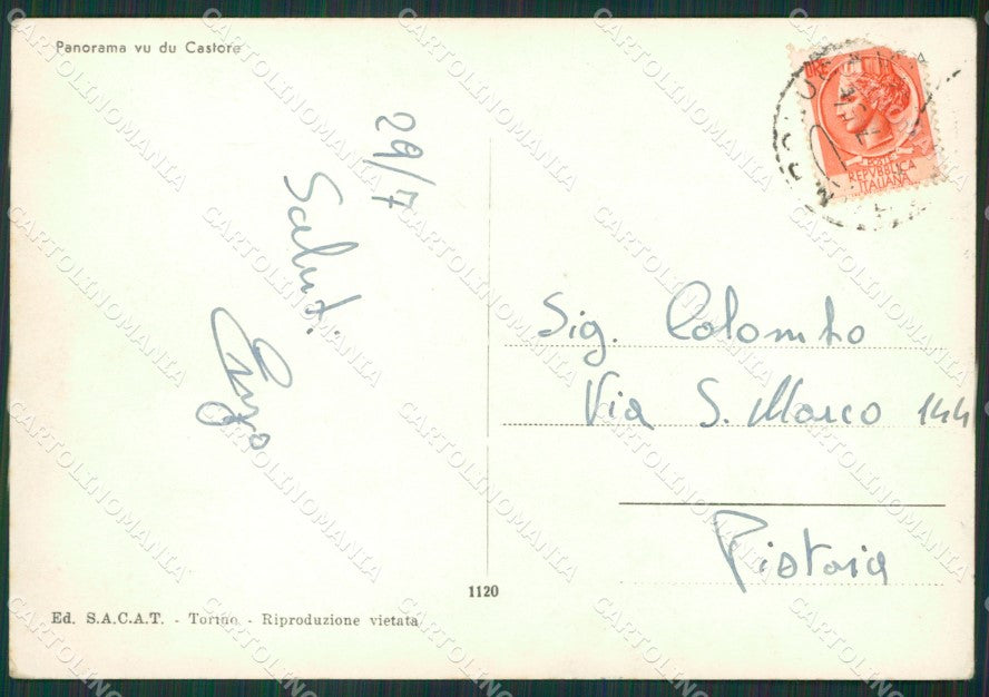 Aosta Monte Rosa Castore Foto FG cartolina KV6957 – retro