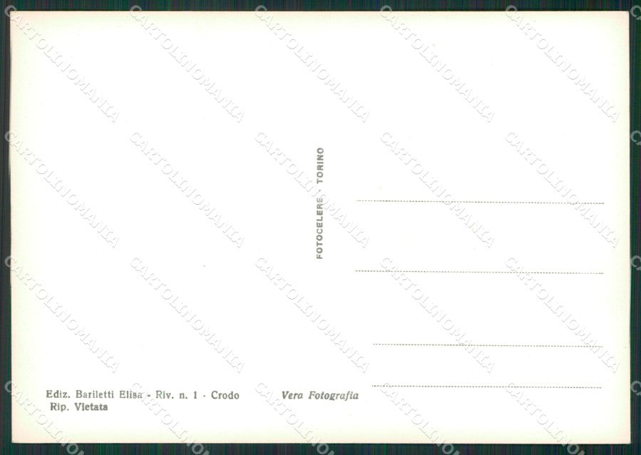 Verbania Crodo Mozzio Cravegna Foto FG cartolina KV6959 – retro