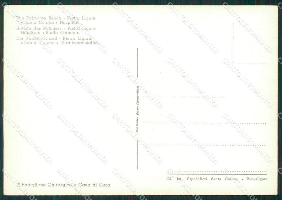 Savona Pietra Ligure Foto FG cartolina KV6961 – retro