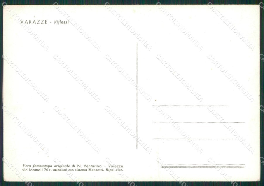 Savona Varazze Foto FG cartolina KV6963 – retro