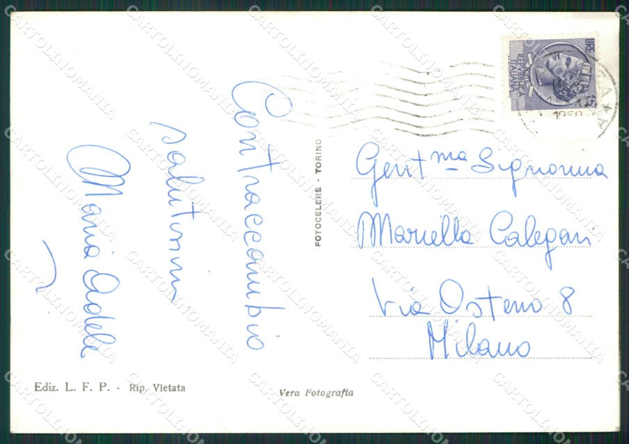Piacenza Alseno Chieravalle di Foto FG cartolina KV6971 – retro