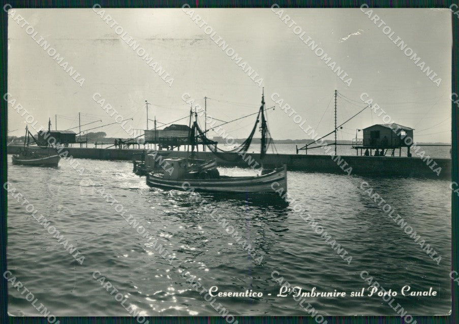 Forlì Cesenatico Barca ABRASA Foto FG cartolina KV6989 – fronte