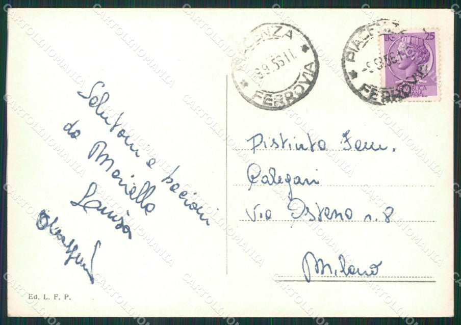 Piacenza Città Auto Foto FG cartolina KV7006 – retro