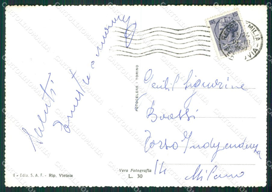 Reggio Emilia Città Teatro Foto FG cartolina KV7007 – retro
