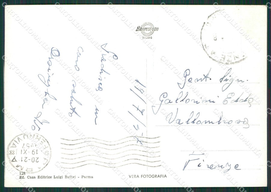Parma Città Stazione Foto FG cartolina KV7010 – retro