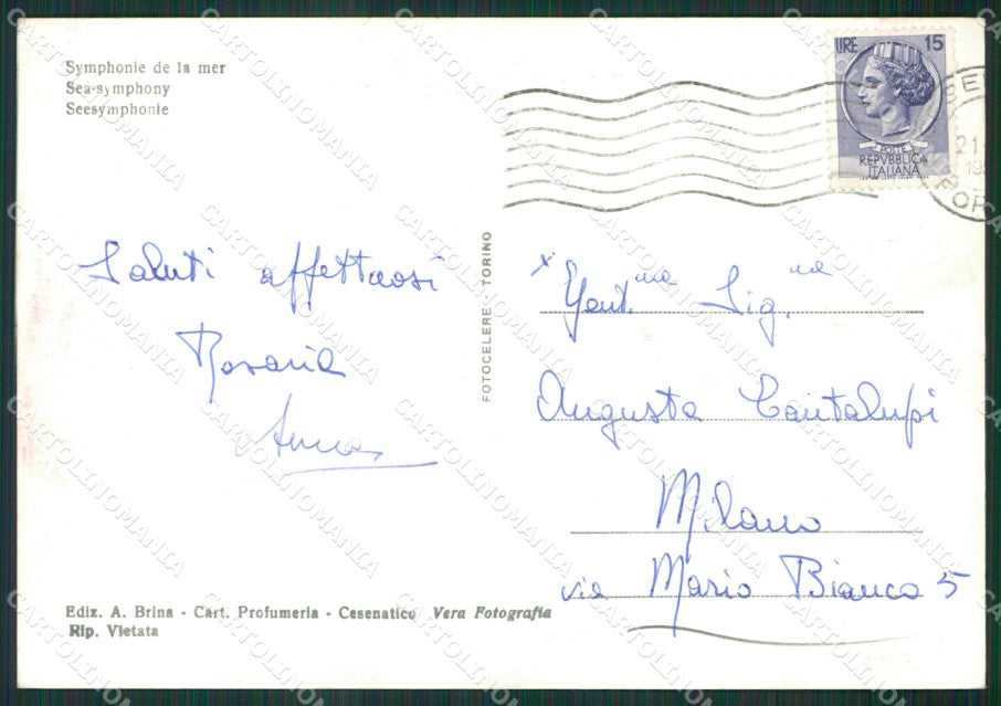 Forlì Cesenatico Foto FG cartolina KV7018 – retro