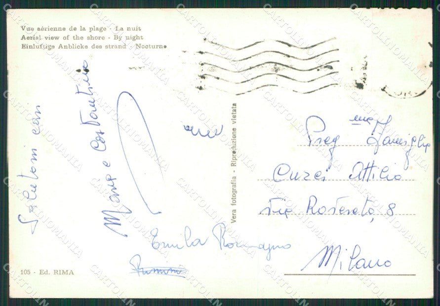 Rimini Città Foto FG cartolina KV7019 – retro