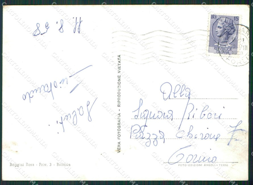 Rimini Bellaria Foto FG cartolina KV7024 – retro