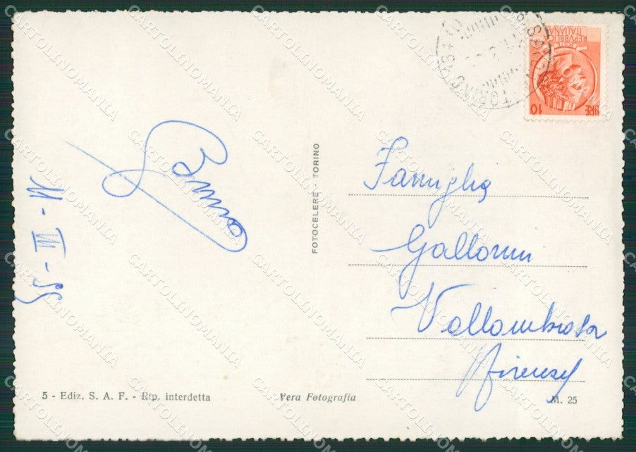 Cuneo Mondovì Foto FG cartolina KV7037 – retro