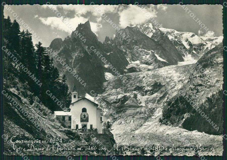 Aosta Courmayeur Foto FG cartolina KV7041 – fronte
