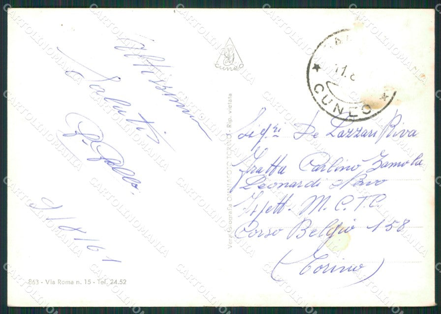 Cuneo Pontechianale Chianale Monviso Foto FG cartolina KV7045 – retro