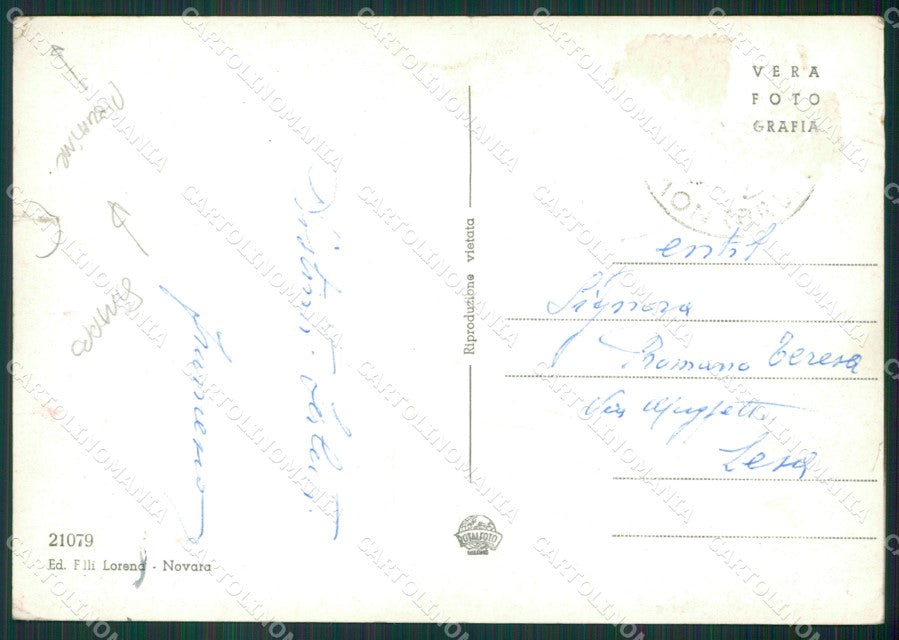 Novara Città PIEGHINE STRAPPO Foto FG cartolina KV7051 – retro