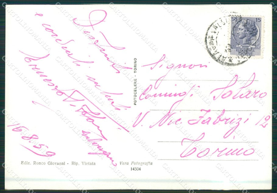 Vercelli Alagna Valsesia Foto FG cartolina KV7055 – retro
