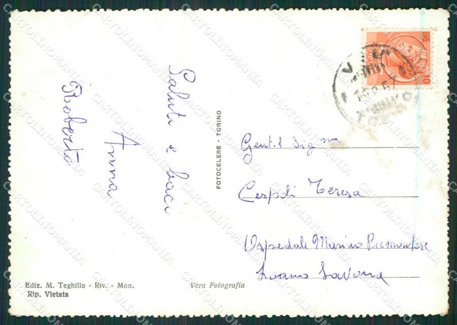 Torino Viù Lago di Viano Foto FG cartolina KV7057 – retro