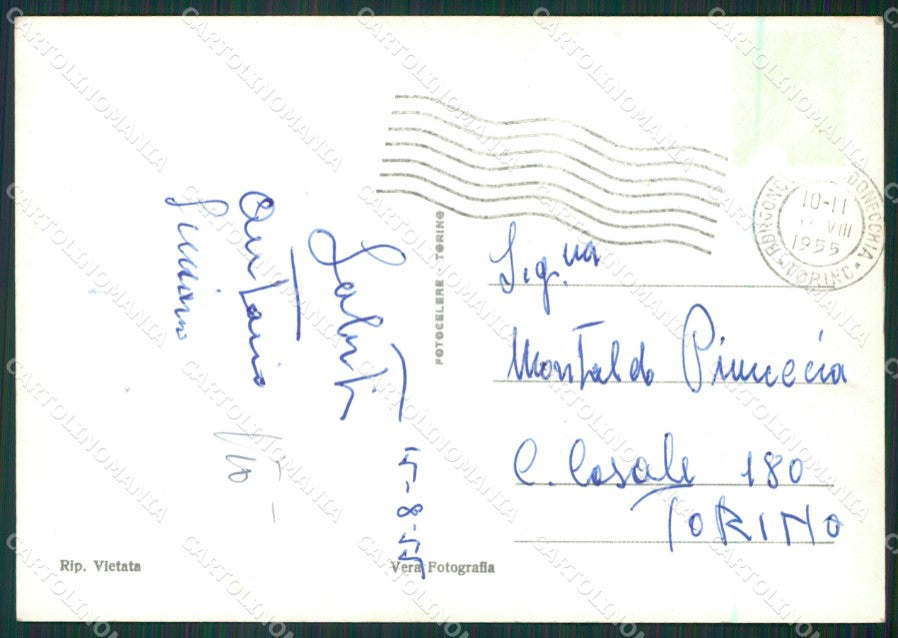Torino Bardonecchia Foto FG cartolina KV7059 – retro