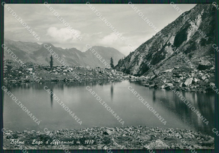 Torino Balme Lago d'Afframont Foto FG cartolina KV7061 – fronte