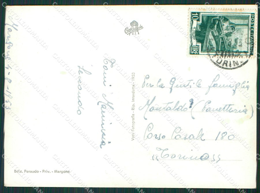 Torino Usseglio Malciausia Rocciamelone Foto FG cartolina KV7062 – retro
