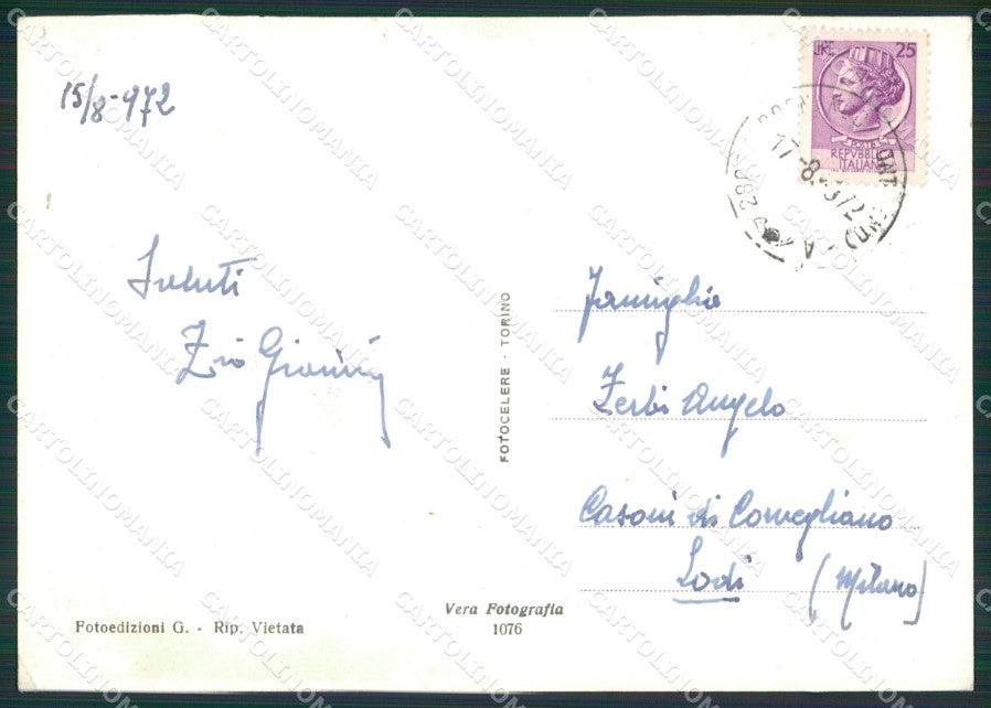 Verbania Bognanco Foto FG cartolina KV7065 – retro