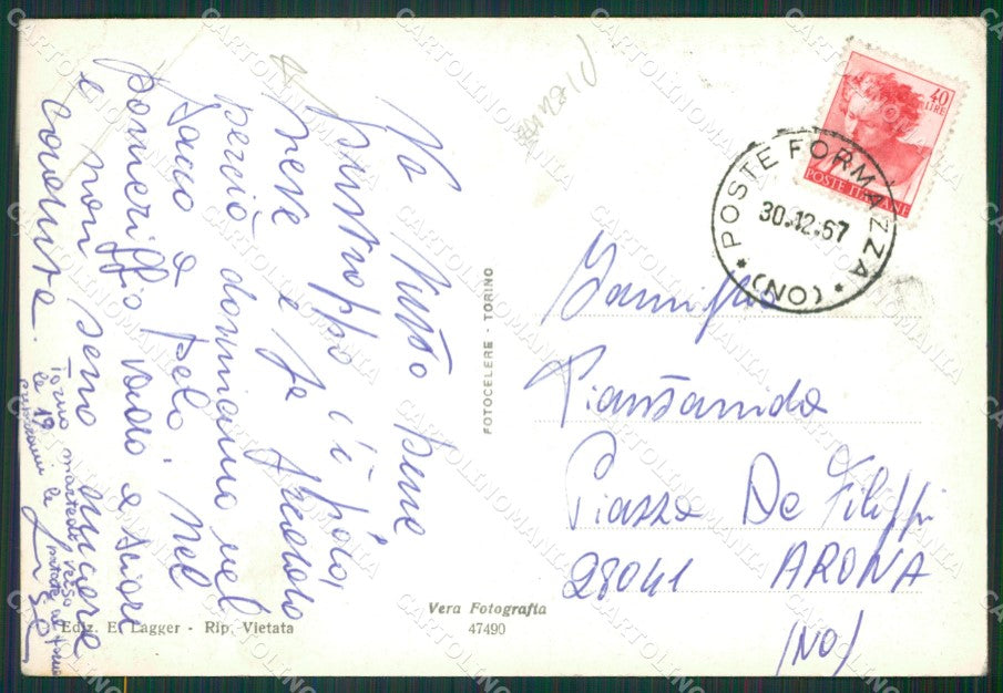 Verbania Formazza PIEGHE Foto FG cartolina KV7078 – retro