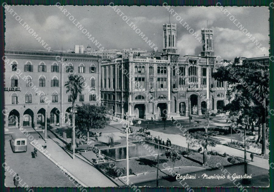 Cagliari Città Municipio Foto FG cartolina KV7090 – fronte