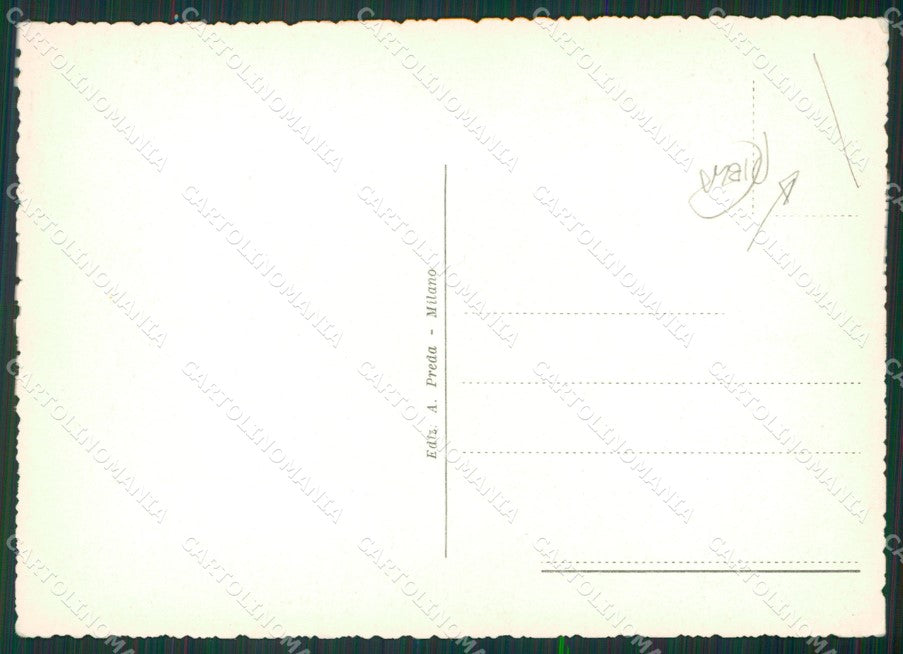 Brescia Sirmione Lago di Garda Mappa PIEGA Foto FG cartolina KV7105 – retro