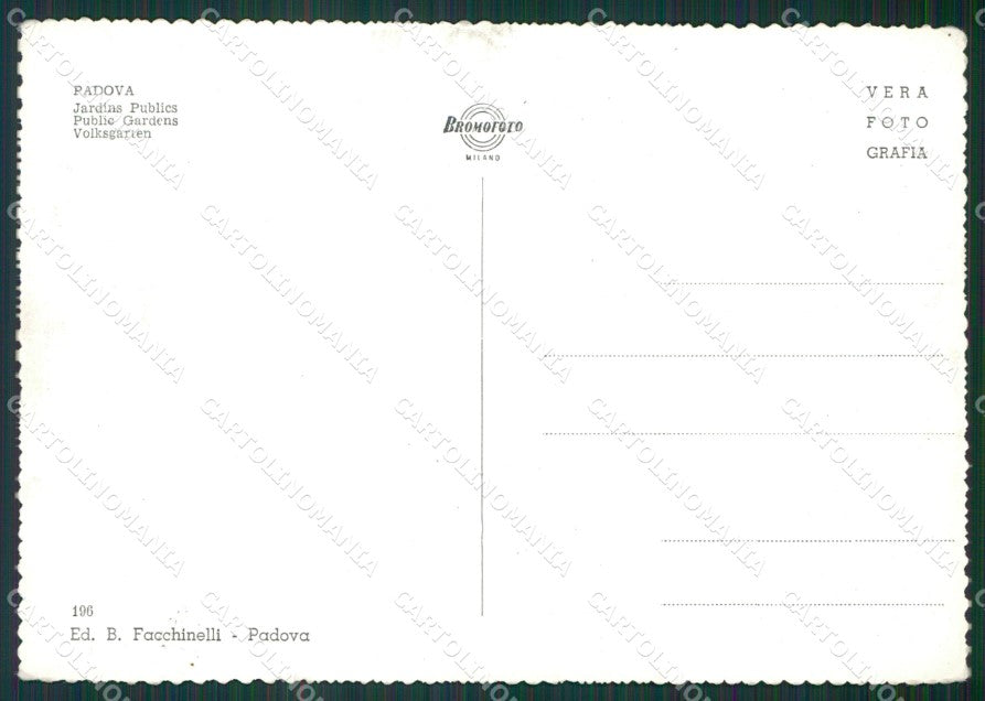 Padova Città Foto FG cartolina KV7141 – retro