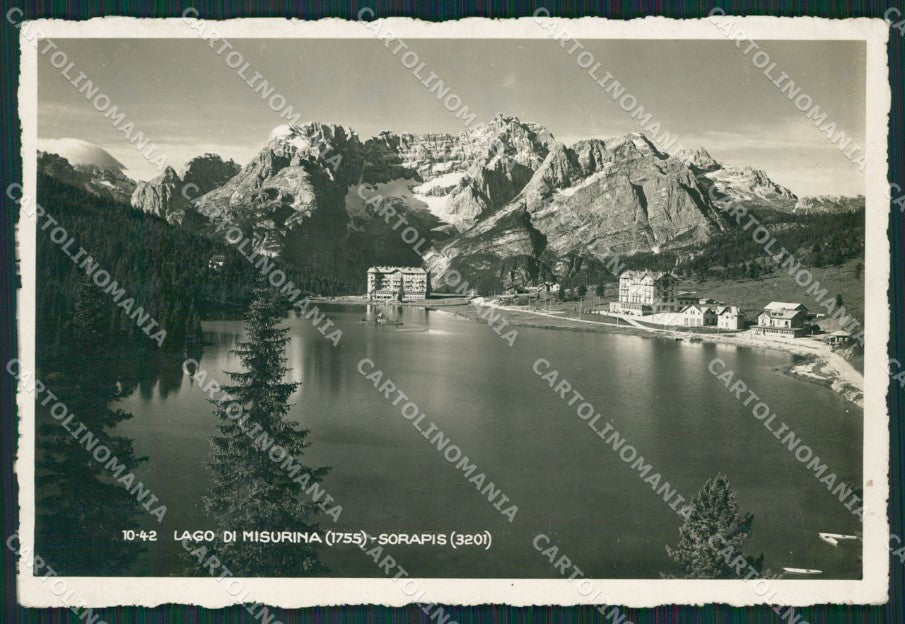 Belluno Auronzo Lago di Misurina Foto FG cartolina KV7143 – fronte