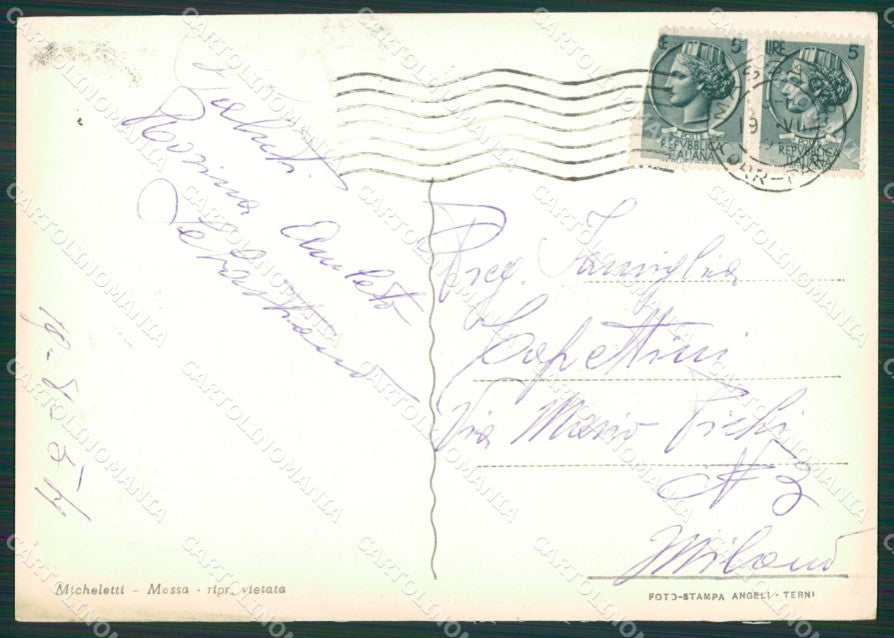 Massa Marina di Foto FG cartolina KV7149 – retro