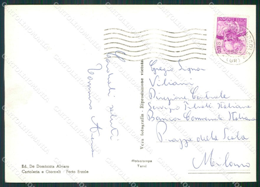 Grosseto Porto Ercole Foto FG cartolina KV7165 – retro