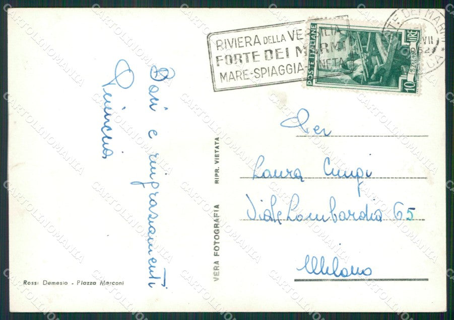 Lucca Forte dei Marmi Scuole Foto FG cartolina KV7167 – retro