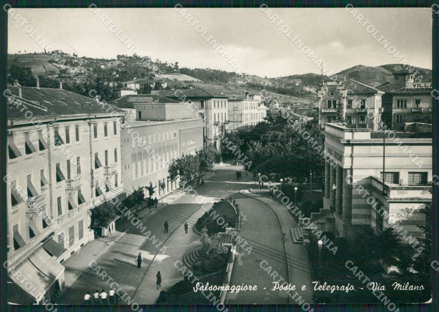 Parma Salsomaggiore Poste PIEGA Foto FG cartolina KV7172 – fronte