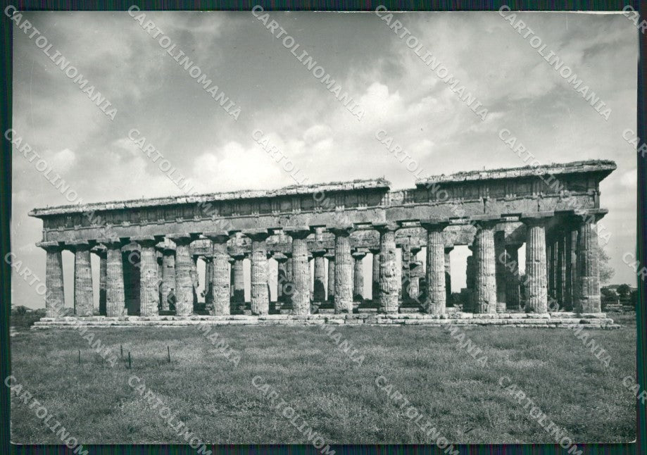 Salerno Paestum Tempio Nettuno Foto FG cartolina KV7184 – fronte