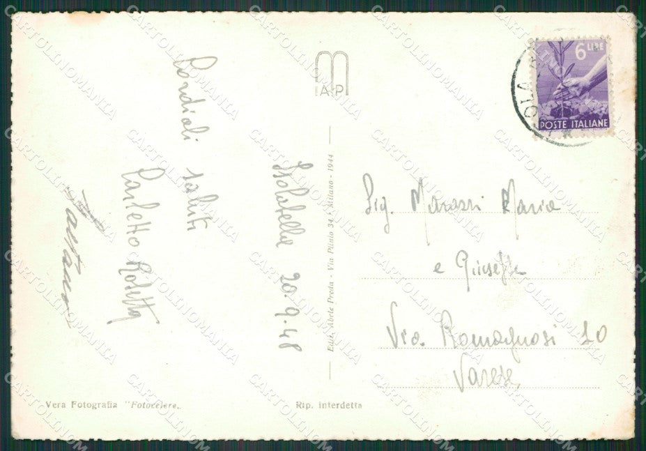 Verbania Stresa Isola Bella Lago Maggiore Foto FG cartolina KV7197 – retro