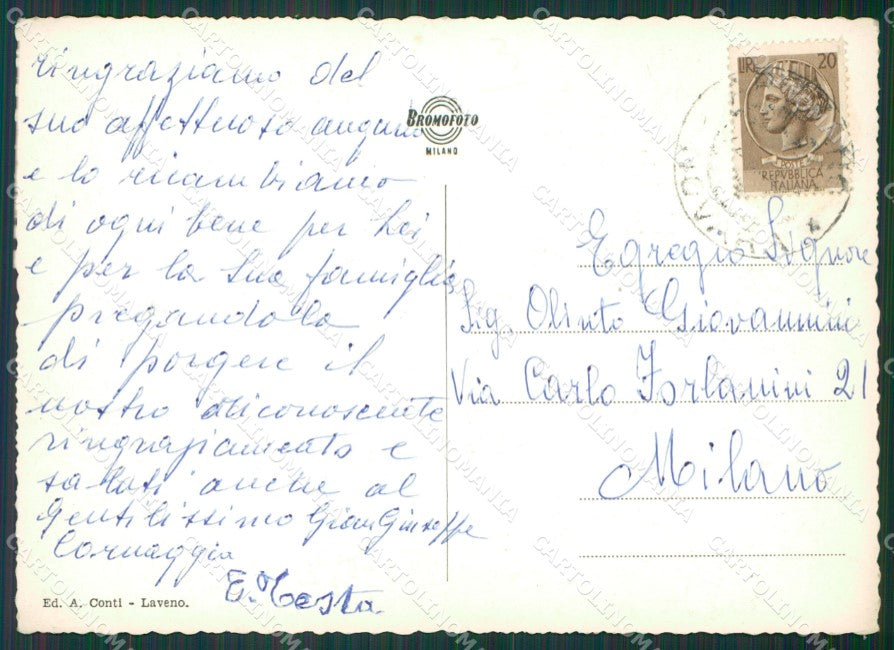 Verbania Lago Maggiore Isole Borromeo Foto FG cartolina KV7198 – retro