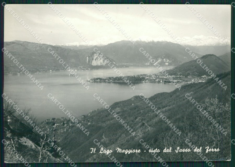 Varese Sasso del Ferro Lago Maggiore PIEGA Foto FG cartolina KV7201 – fronte