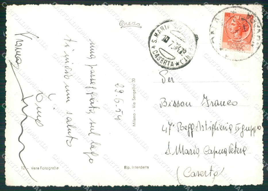 Verbania Lago Maggiore Burrasca Foto FG cartolina KV7203 – retro