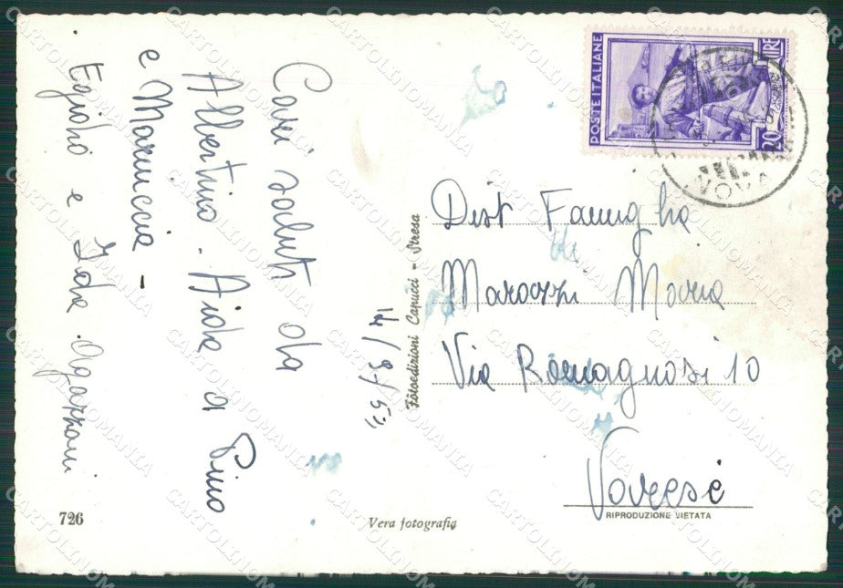 Verbania Cannero Lago Maggiore PIEGHINA Foto FG cartolina KV7215 – retro