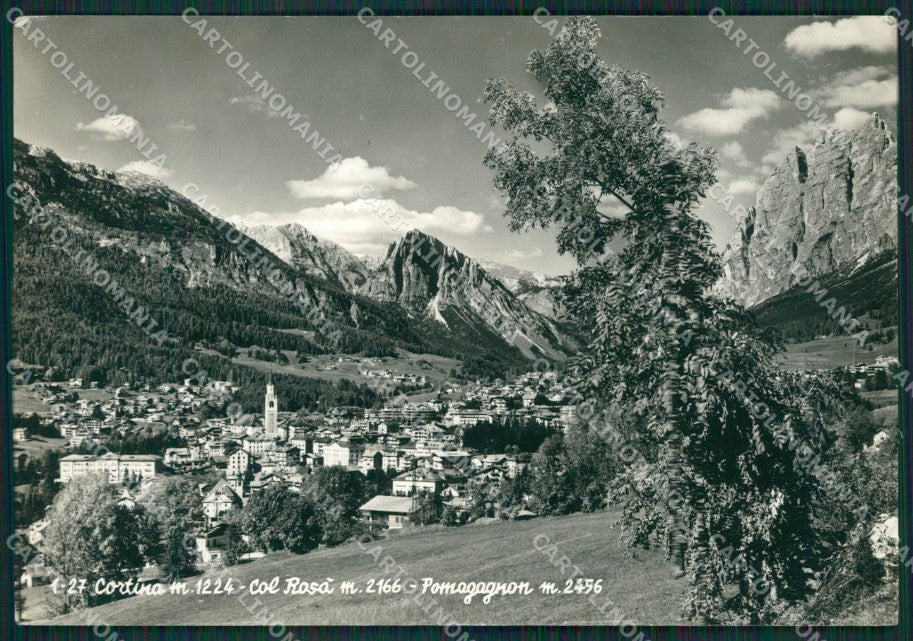 Belluno Cortina STRAPPINO PIEGHINE Foto FG cartolina KV7220 – fronte