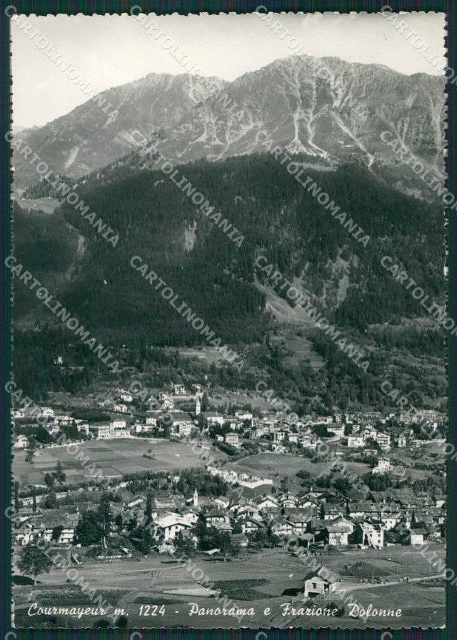 Aosta Courmayeur Foto FG cartolina KV7224 – fronte