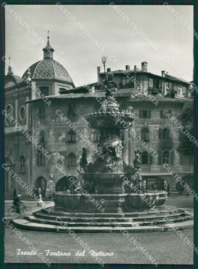 Trento Città Fontana Foto FG cartolina KV7233 – fronte