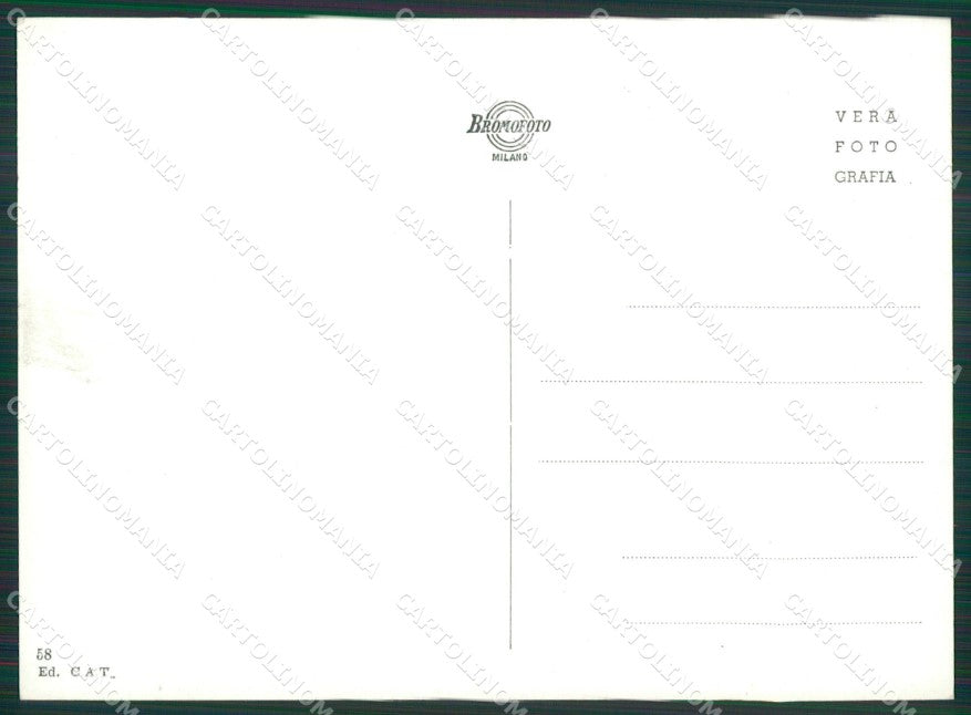 Trento Città Fontana Foto FG cartolina KV7233 – retro
