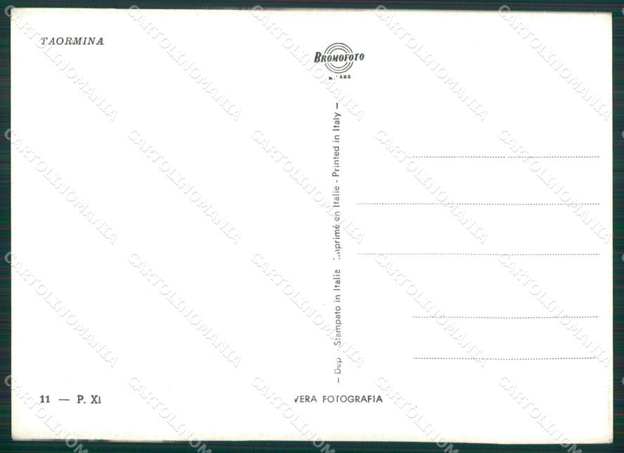 Messina Taormina Foto FG cartolina KV7243 – retro