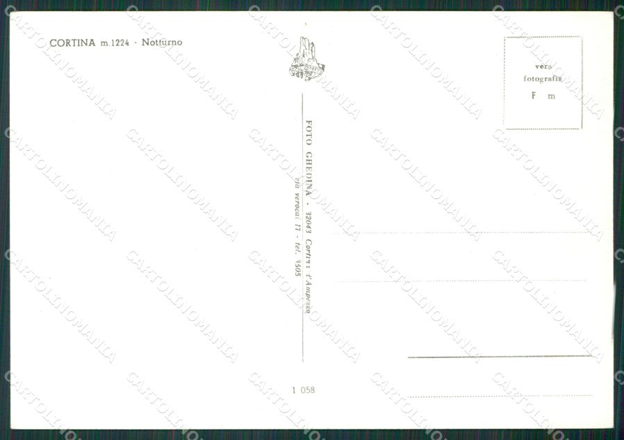 Belluno Cortina Foto FG cartolina KV7254 – retro