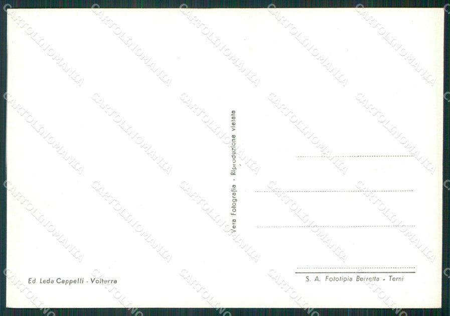 Pisa Volterra Foto FG cartolina KV7261 – retro