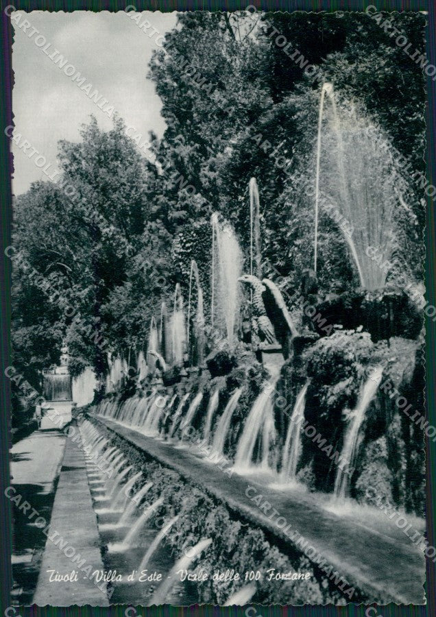 Roma Tivoli Cento Fontane Foto FG cartolina KV7262 – fronte