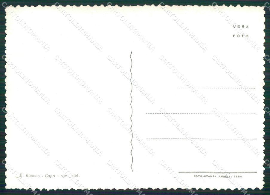 Napoli Capri Anacapri Foto FG cartolina KV7267 – retro