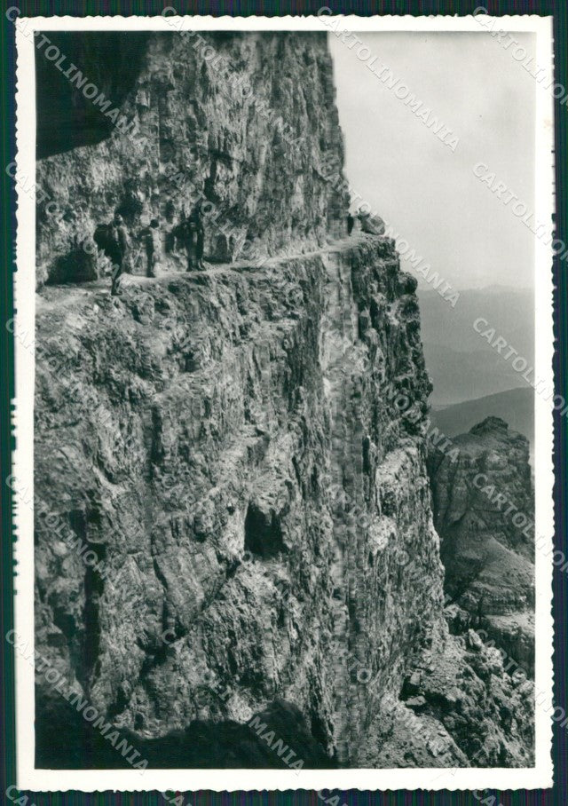 Trento Dolomiti del Brenta Sentiero delle Bocchette Foto FG cartolina KV7274 – fronte
