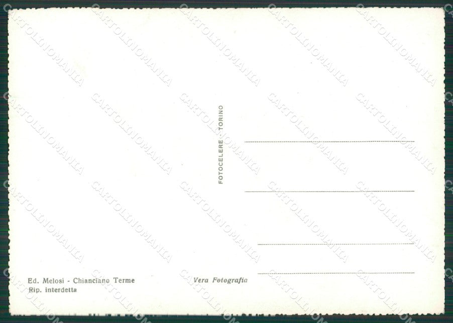 Siena Chianciano Terme Sant'Elena Foto FG cartolina KV7280 – retro