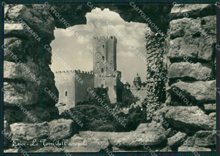 Trapani Erice Acropoli Foto FG cartolina KV7284 – fronte